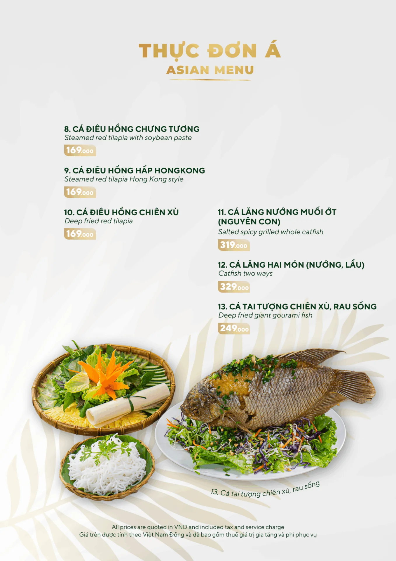 MENU MÓN ĂN