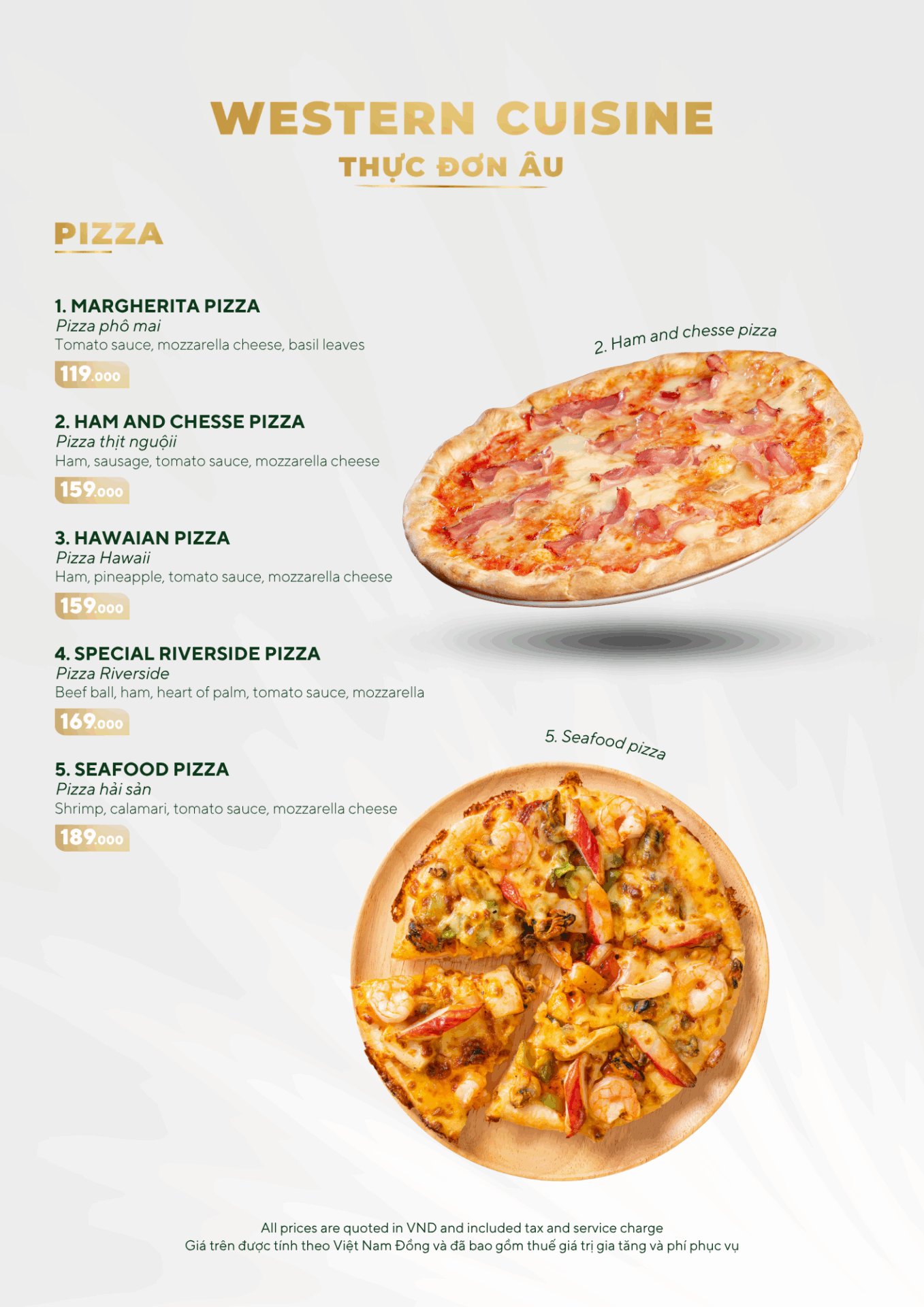 MENU MÓN ĂN