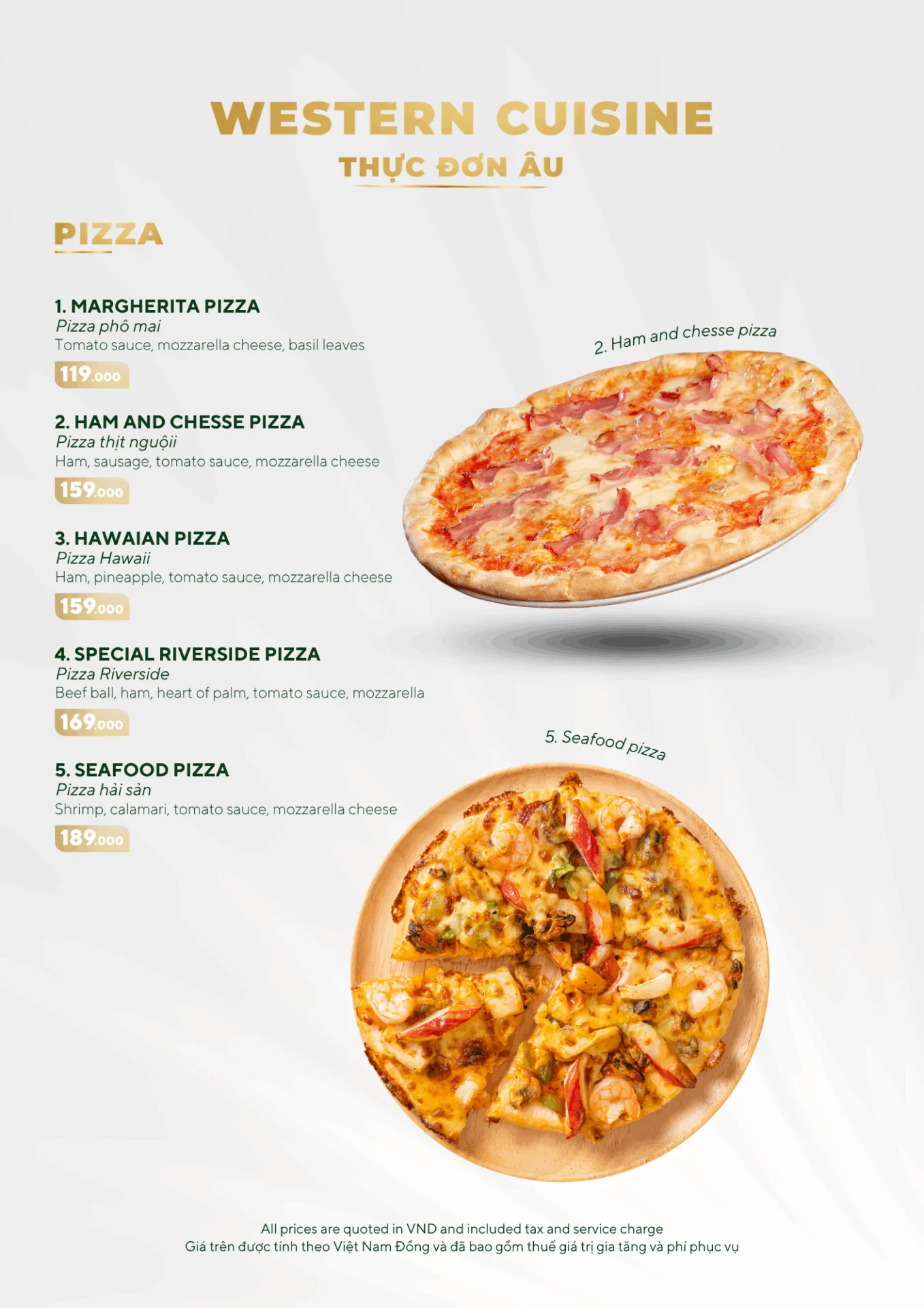 MENU MÓN ĂN